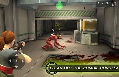 Gameplay screenshots of the Contract Killer: Zombies 2 for iPad, iPhone or iPod.
