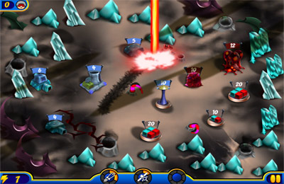 Gameplay screenshots of the Cosmic Conquest for iPad, iPhone or iPod.