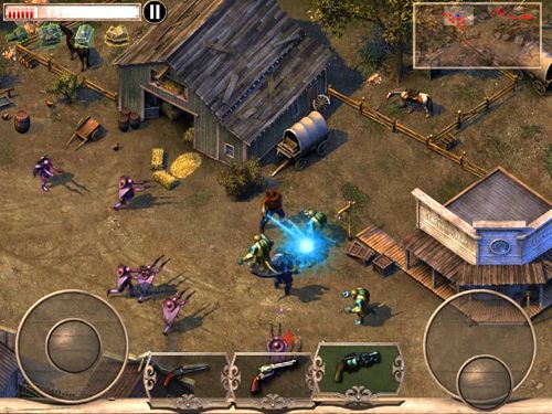 Gameplay screenshots of the Cowboys & aliens for iPad, iPhone or iPod.