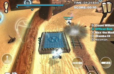 Gameplay screenshots of the Cracking Sands for iPad, iPhone or iPod.