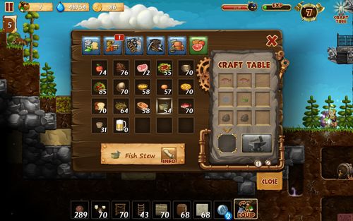 Gameplay screenshots of the Craft the world for iPad, iPhone or iPod.