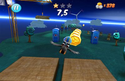 Gameplay screenshots of the Crash Birds Islands for iPad, iPhone or iPod.