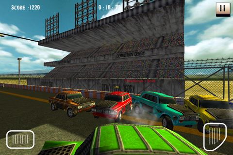 Gameplay screenshots of the Crash combat arena for iPad, iPhone or iPod.