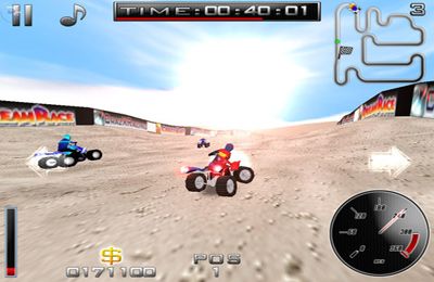 Gameplay screenshots of the CrazX Quad for iPad, iPhone or iPod.