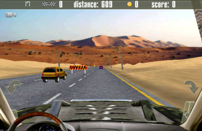 Gameplay screenshots of the Crazy Cars 2 for iPad, iPhone or iPod.