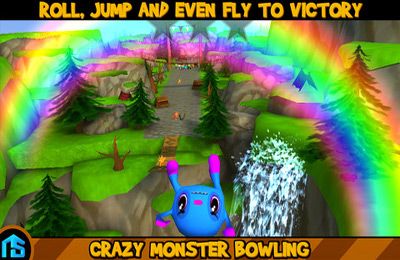 Gameplay screenshots of the Crazy Monster Bowling for iPad, iPhone or iPod.