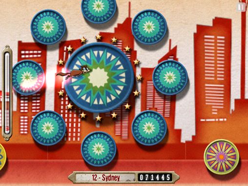 Gameplay screenshots of the Crazy wheel rider for iPad, iPhone or iPod.