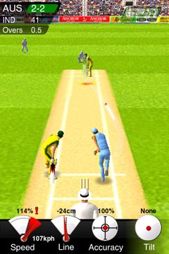 Gameplay screenshots of the Cricket Game for iPad, iPhone or iPod.