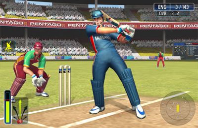 Gameplay screenshots of the Cricket WorldCup Fever Deluxe for iPad, iPhone or iPod.