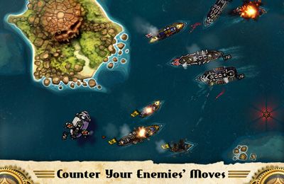 Gameplay screenshots of the Crimson: Steam Pirates for iPad, iPhone or iPod.