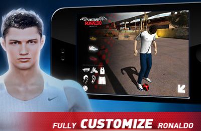Gameplay screenshots of the Cristiano Ronaldo Freestyle Soccer for iPad, iPhone or iPod.