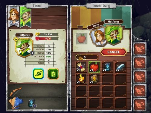 Gameplay screenshots of the Crowntakers for iPad, iPhone or iPod.