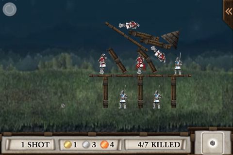 Gameplay screenshots of the Crush the castle for iPad, iPhone or iPod.