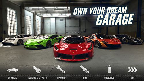 Gameplay screenshots of the CSR Racing 2 for iPad, iPhone or iPod.