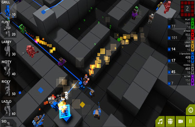 Gameplay screenshots of the Cubemen 2 for iPad, iPhone or iPod.