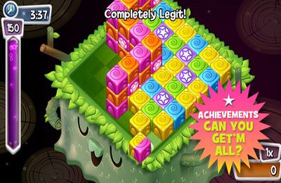 Gameplay screenshots of the Cubis – Addictive Puzzler! for iPad, iPhone or iPod.
