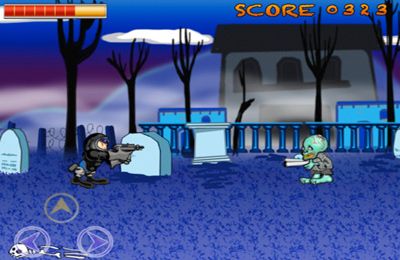 Gameplay screenshots of the Cyber Zombies Wanted for iPad, iPhone or iPod.