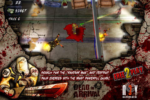 Gameplay screenshots of the Dead on arrival for iPad, iPhone or iPod.