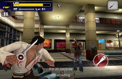 Gameplay screenshots of the Dead Rising for iPad, iPhone or iPod.