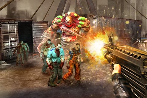 Gameplay screenshots of the Dead target: Zombie for iPad, iPhone or iPod.