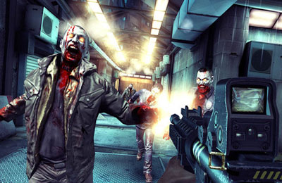 Gameplay screenshots of the Dead Trigger for iPad, iPhone or iPod.