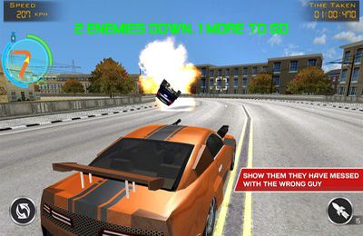 Gameplay screenshots of the Death Drive: Racing Thrill for iPad, iPhone or iPod.