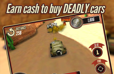Gameplay screenshots of the Death Rider for iPad, iPhone or iPod.