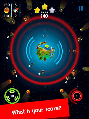 Gameplay screenshots of the Defend the planet for iPad, iPhone or iPod.