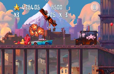 Gameplay screenshots of the Demolition Dash HD for iPad, iPhone or iPod.