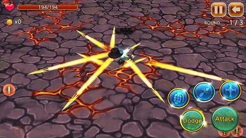 Gameplay screenshots of the Demong hunter for iPad, iPhone or iPod.