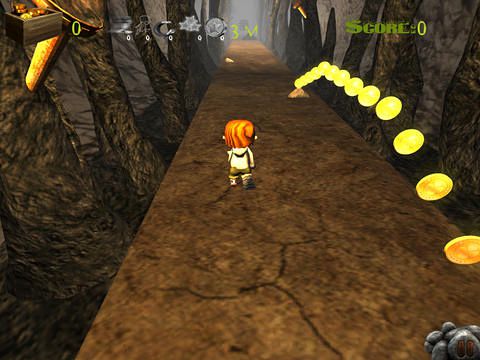 Gameplay screenshots of the Den run 3D for iPad, iPhone or iPod.