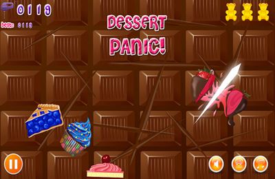 Gameplay screenshots of the Dessert Ninja for iPad, iPhone or iPod.