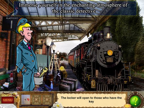 Gameplay screenshots of the Detective Holmes: Trap for the hunter - hidden objects adventure for iPad, iPhone or iPod.