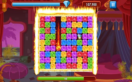 Gameplay screenshots of the Diamond dash for iPad, iPhone or iPod.