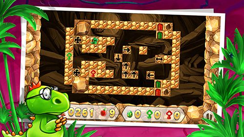 Gameplay screenshots of the Dino rocks for iPad, iPhone or iPod.