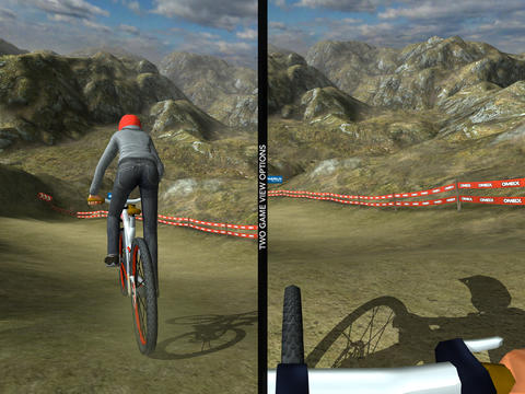 Gameplay screenshots of the DMBX 2.5 - Mountain Bike and BMX for iPad, iPhone or iPod.