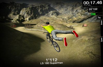 Gameplay screenshots of the DMBX 2 - Mountain Bike and BMX for iPad, iPhone or iPod.