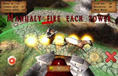 Gameplay screenshots of the Doom Siege - 3D for iPad, iPhone or iPod.