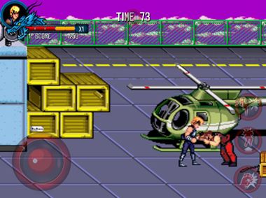 Gameplay screenshots of the Double Dragon Trilogy for iPad, iPhone or iPod.