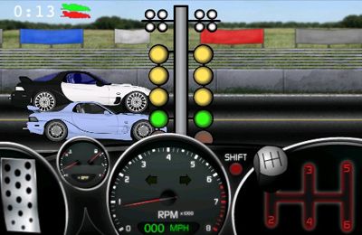 Gameplay screenshots of the Drag Racer Pro Tuner for iPad, iPhone or iPod.