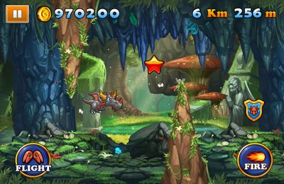 Gameplay screenshots of the Dragon Adventure Origin for iPad, iPhone or iPod.