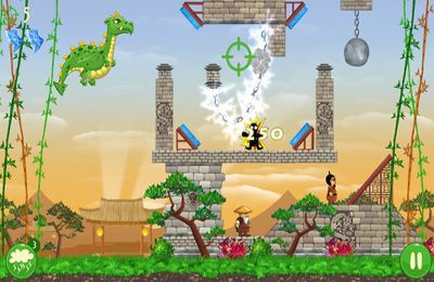 Gameplay screenshots of the Dragon Blast for iPad, iPhone or iPod.