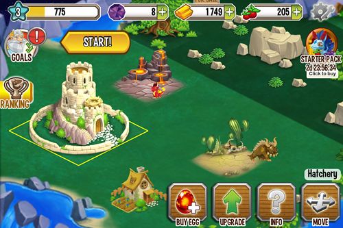 Gameplay screenshots of the Dragon city for iPad, iPhone or iPod.