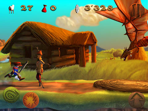 Gameplay screenshots of the Dragon & shoemaker for iPad, iPhone or iPod.