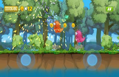 Gameplay screenshots of the Dragons Jump for iPad, iPhone or iPod.