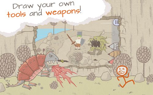 Gameplay screenshots of the Draw a stickman: Epic for iPad, iPhone or iPod.