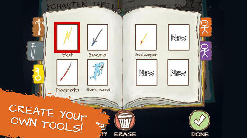 Gameplay screenshots of the Draw a stickman: Epic 2 for iPad, iPhone or iPod.