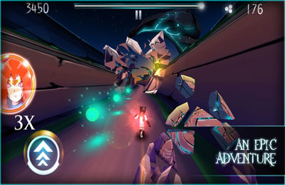Gameplay screenshots of the Dream Chaser for iPad, iPhone or iPod.