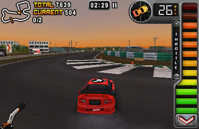 Gameplay screenshots of the Drift Mania Championship for iPad, iPhone or iPod.