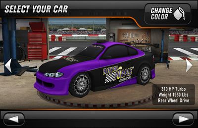 Gameplay screenshots of the Drift Mania Championship Gold for iPad, iPhone or iPod.